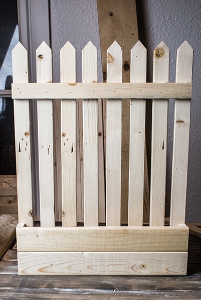 The assembled project sitting upright.