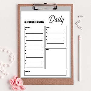 DAILY PLANNER PAGE