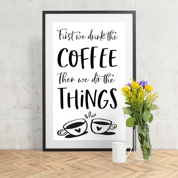 COFFEE WALL ART #2