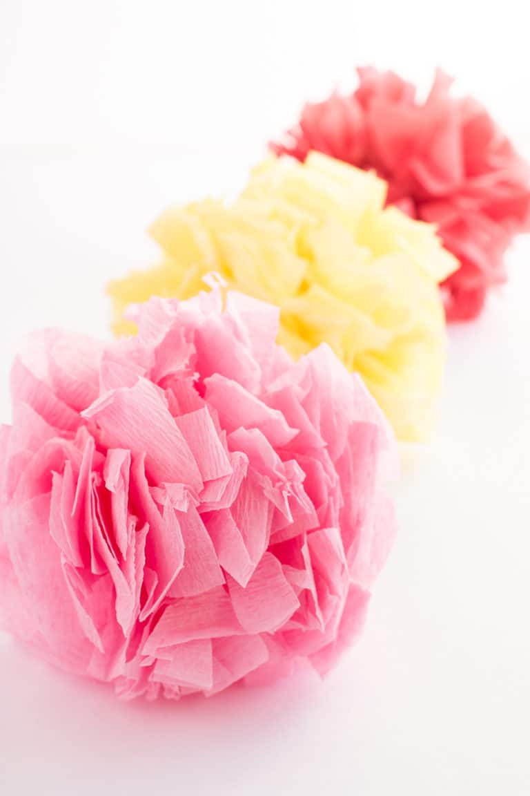 How To Make Tissue Paper Pom Poms