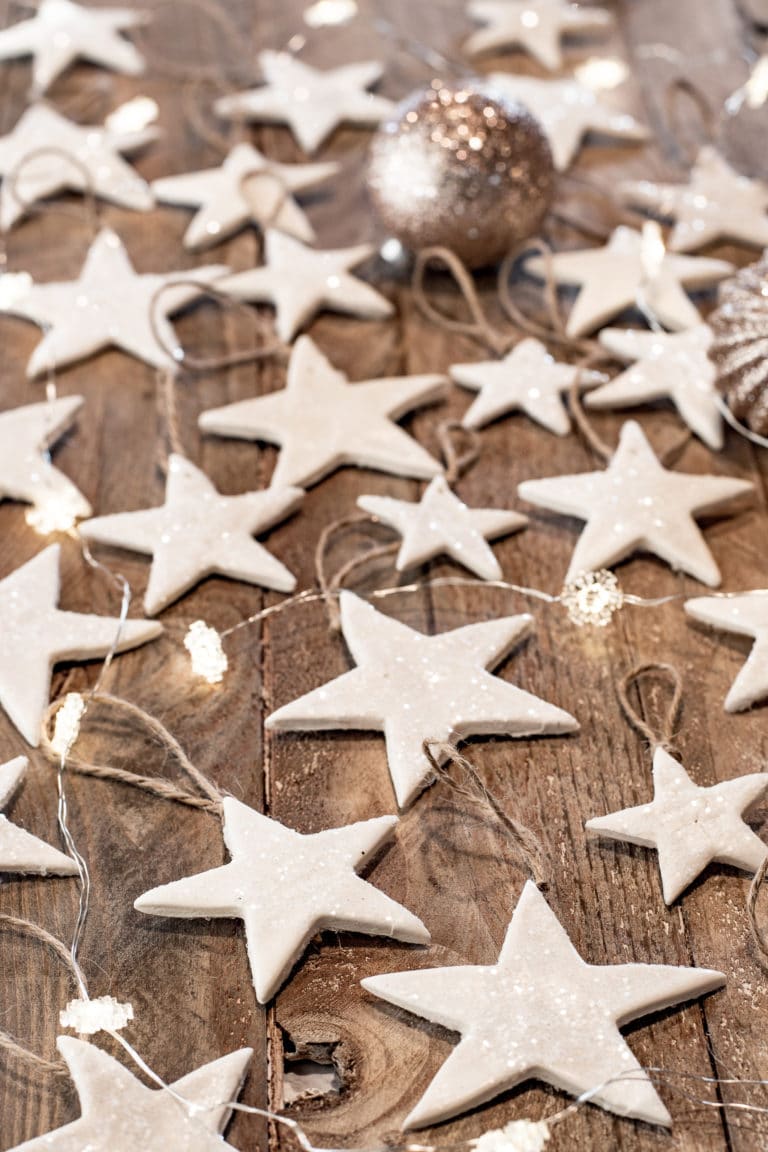 Make Pretty Air Dry Clay Ornaments On The Cheap