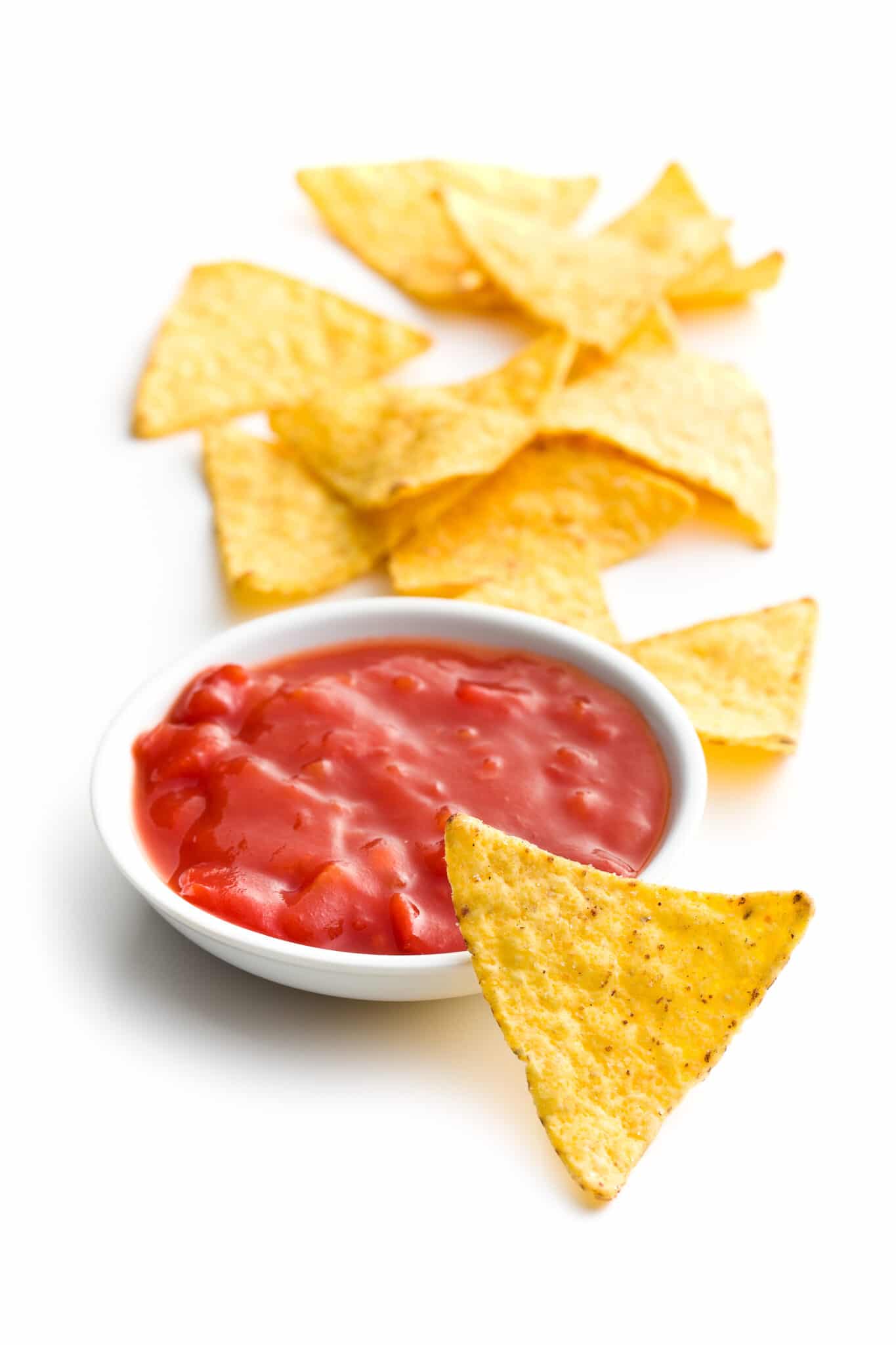 Tortilla chips and salsa.